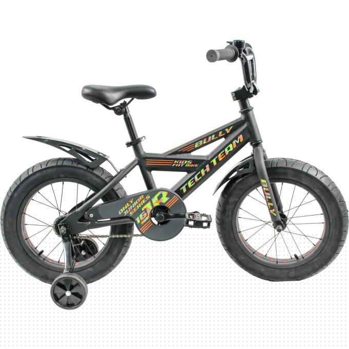 Детский велосипед TECH TEAM BULLY 2021 черный 16 